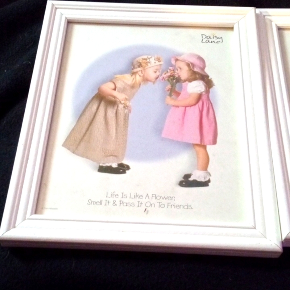 This is a pair of pictures from Sam Maxwell they are named Daisy Lane